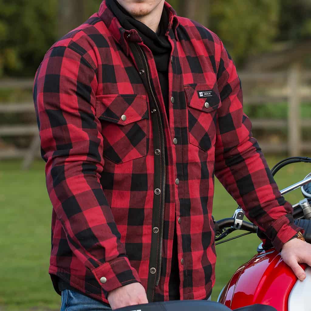 Merlin Bike Gear - Axe Kevlar Protective Motorcycle Shirt