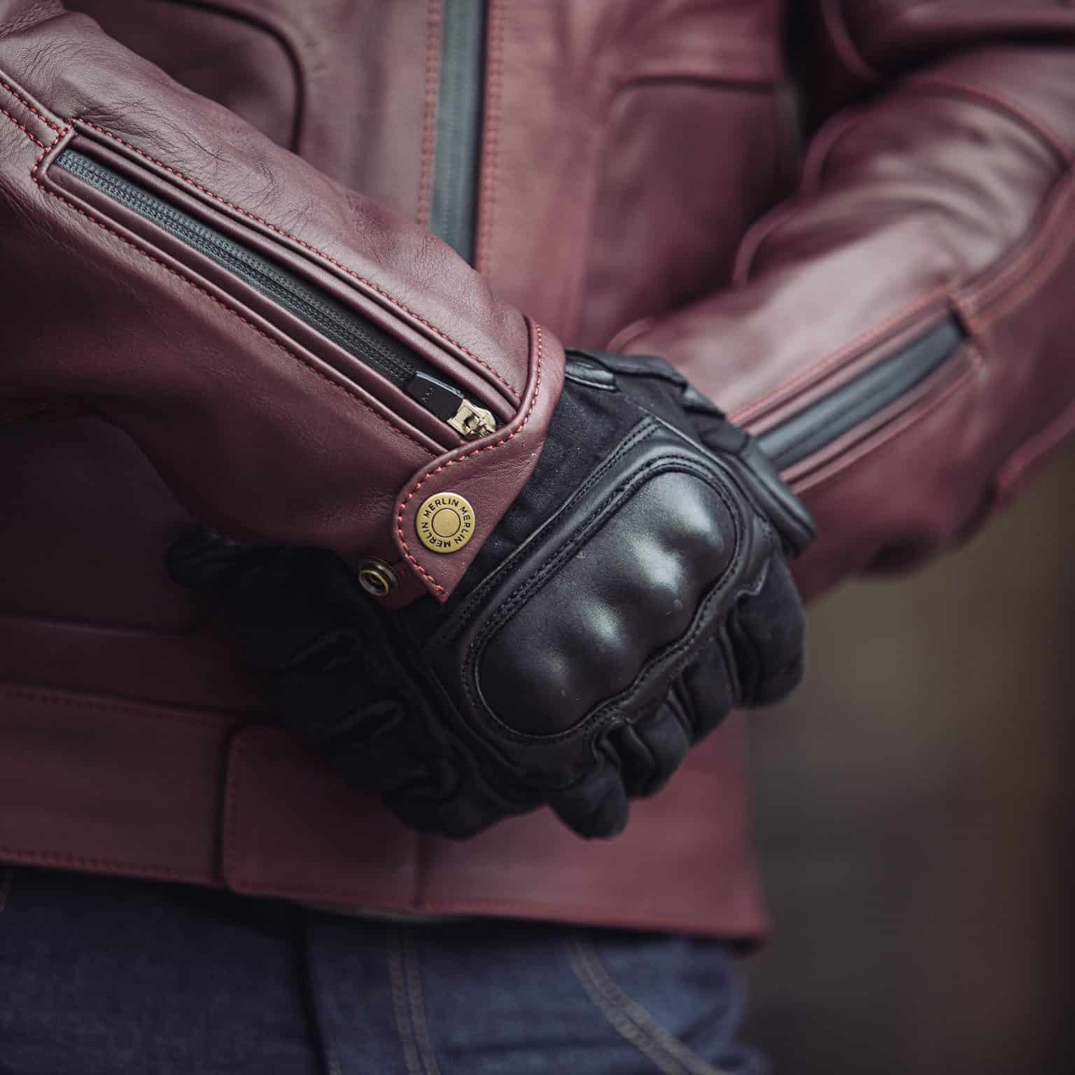 Merlin Bike Gear - Merlin Gable waterproof leather motorcycle jacket