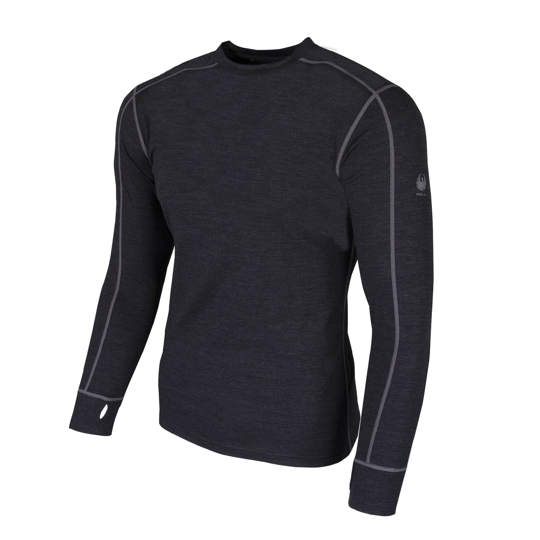 Merino Wool Long Sleeve Base Layer - Designed for cyclists